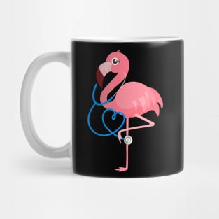 Medical Doctor Nurse Pediatrics Flamingo Mug